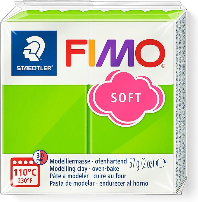 STAEDTLER MODELLING CLAY FIMO SOFT 57G APPLE GREEN 8020-50