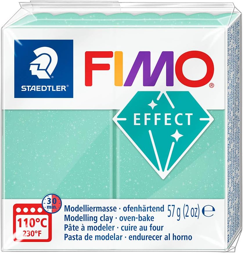 STAEDTLER MODELLING CLAY FIMO EFFECT 57G JADE GREEN 8020-506