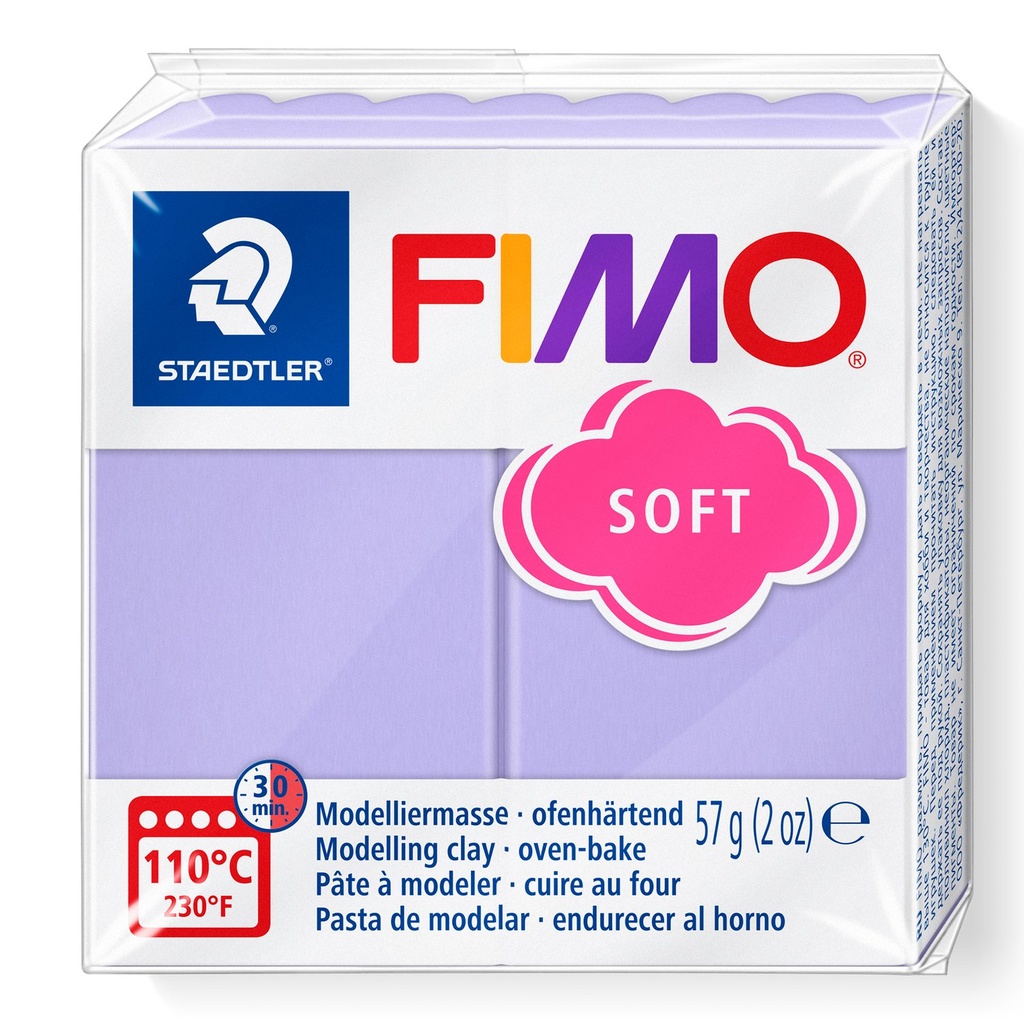 STAEDTLER MODELLING CLAY FIMO SOFT 57G LILAC 8020-605