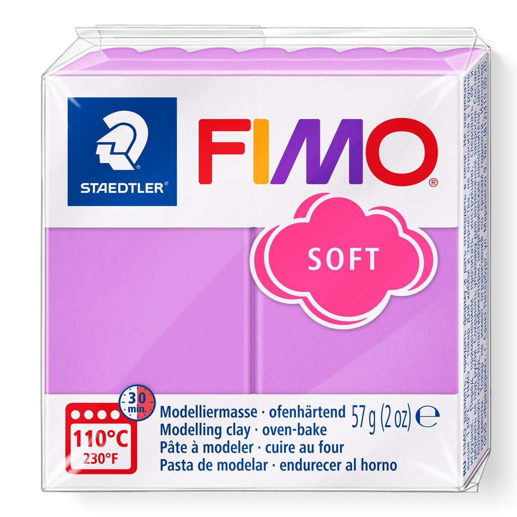 STAEDTLER MODELLING CLAY FIMO SOFT 57G LAVENDER 8020-62