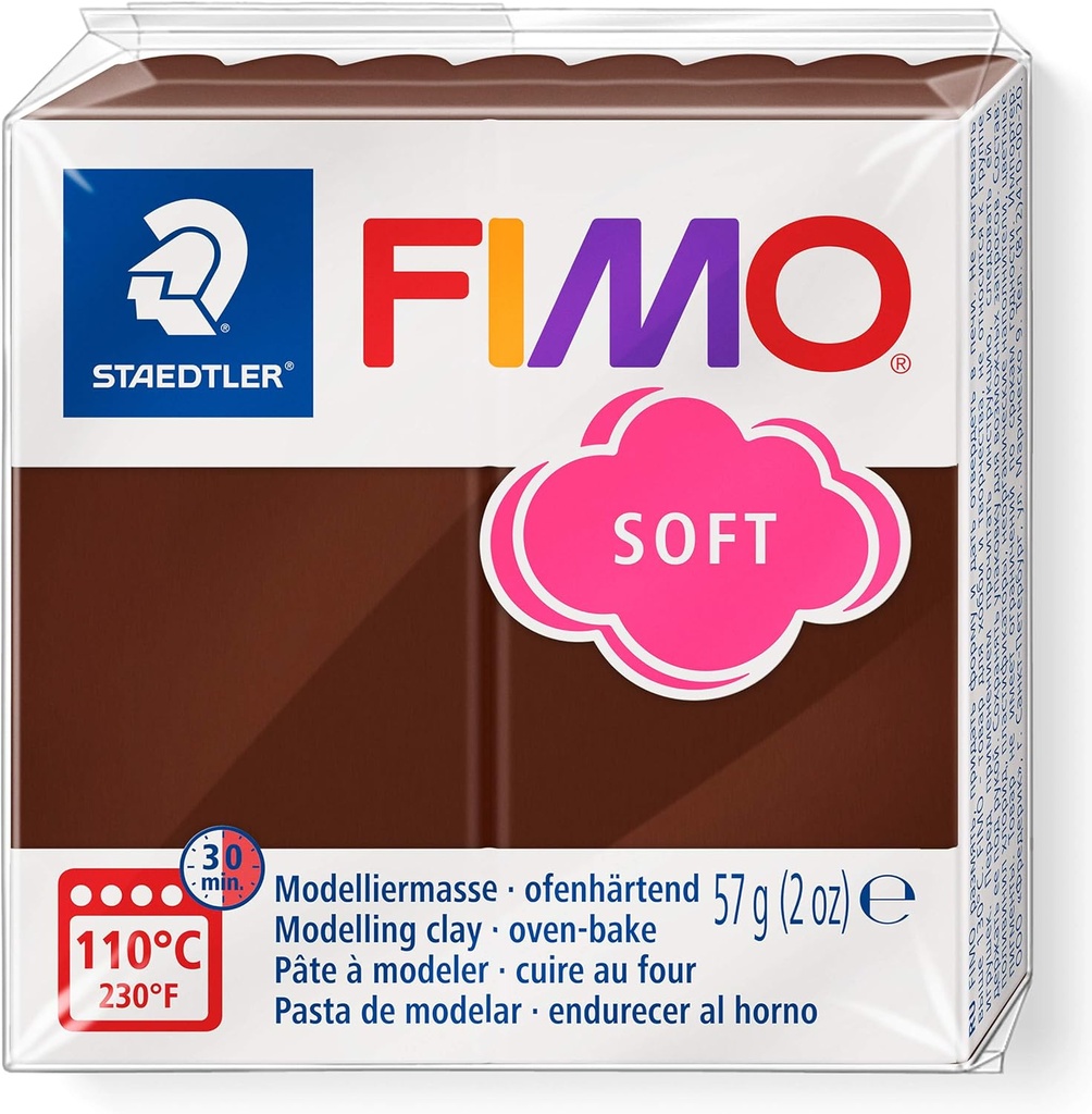 STAEDTLER MOD. CLAY FIMO SOFT CHOCOLATE