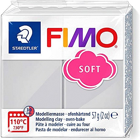 STAEDTLER MOD. CLAY FIMO SOFT DOLPHIN GREY