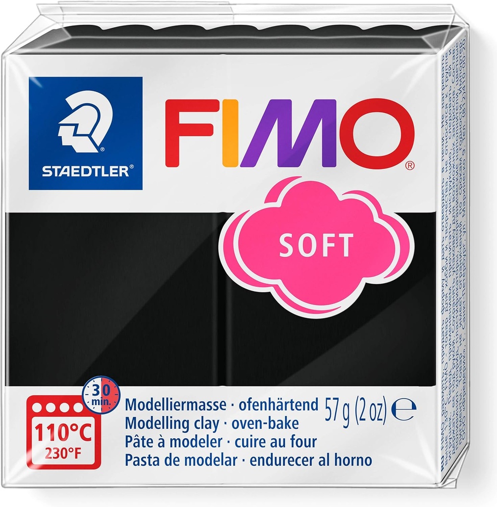 MOD. CLAY FIMO SOFT BLACK