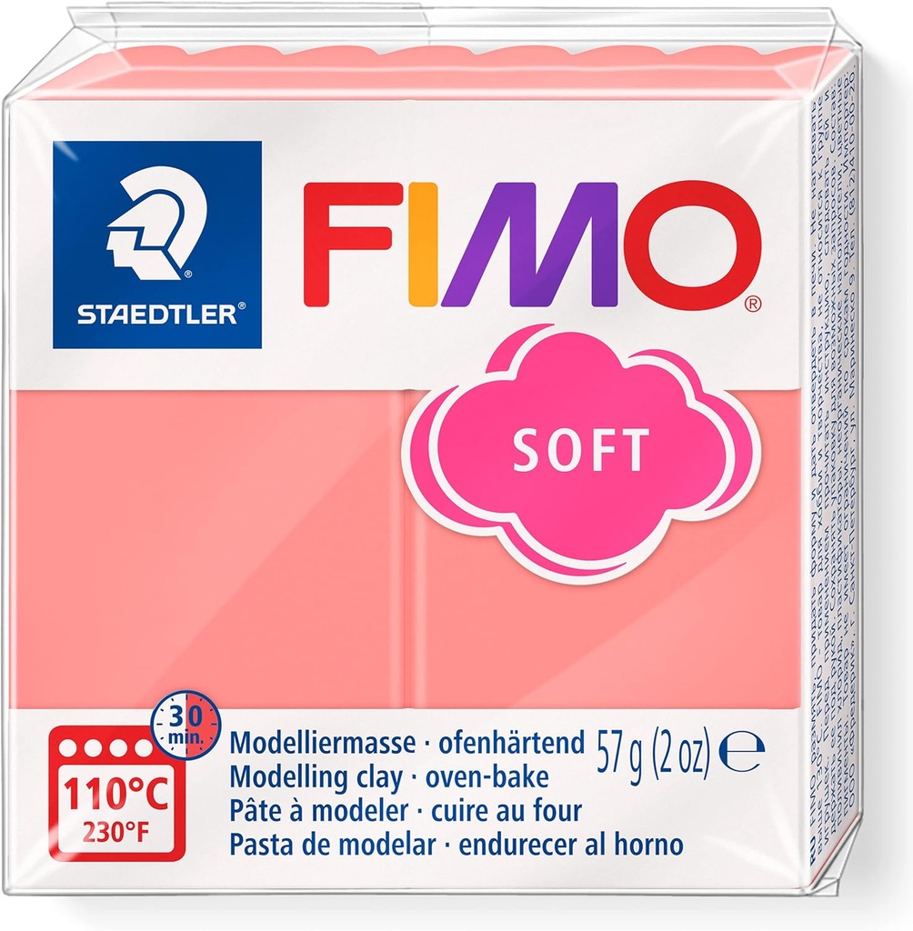 STAEDTLER MOD. CLAY FIMO SOFT PINK GRAPEFRUIT