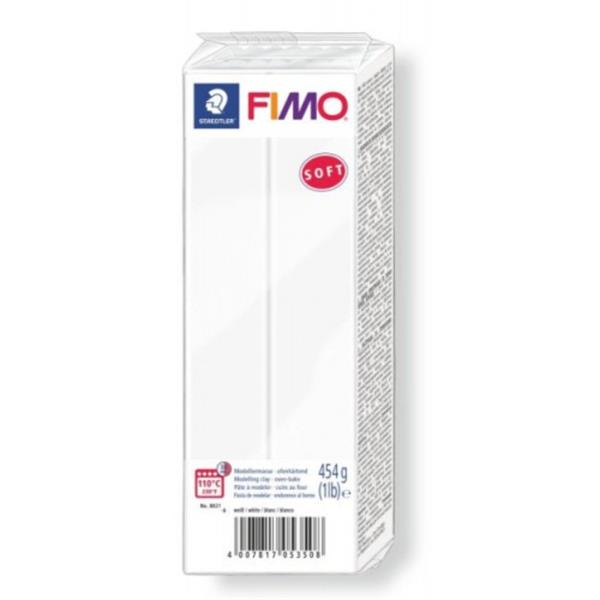 STAEDTLER MOD. CLAY FIMO SOFT 454G WHITE