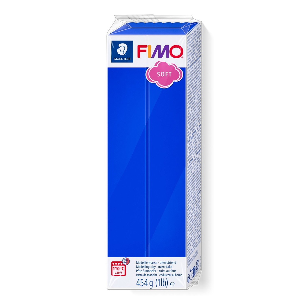 STAEDTLER MODELLING CLAY FIMO SOFT 454G BRILLIANT BLUE 8021-33