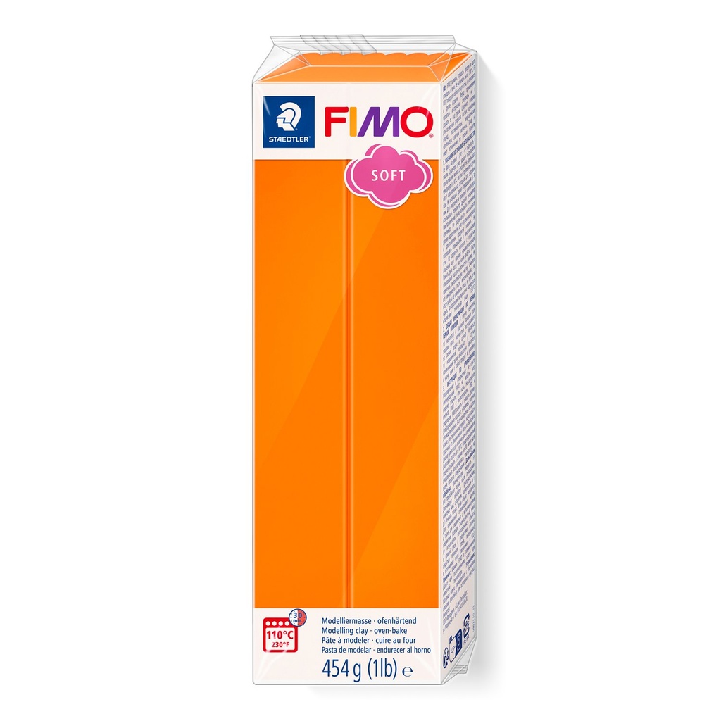 STAEDTLER MODELLING CLAY FIMO SOFT 454G TANGERINE 8021-42