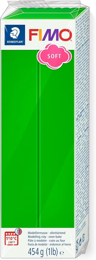 STAEDTLER MODELLING CLAY FIMO SOFT 454G TROPICAL GREEN 8021-53