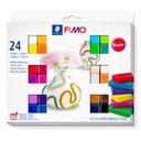 STAEDTLER MODELLING CLAY FIMO SOFT COLOUR PACK BASIC 8023 C24-1