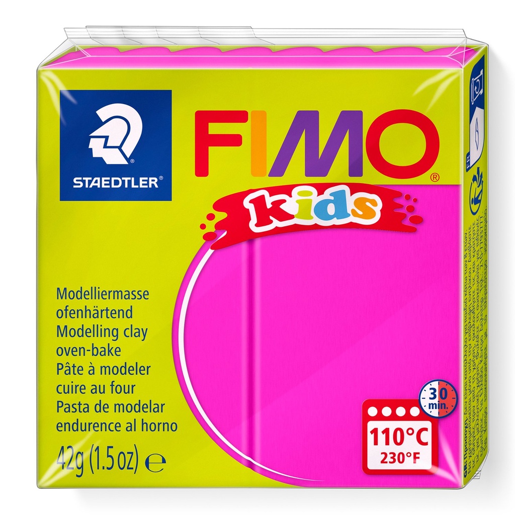 STAEDTLER MODELLING CLAY FIMO KIDS 42G PINK 8030-220