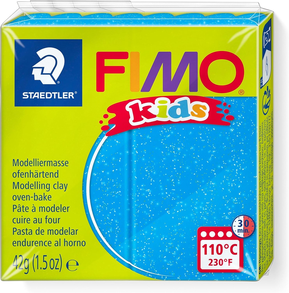 STAEDTLER MOD. CLAY FIMO KIDS BLUE GLITTER