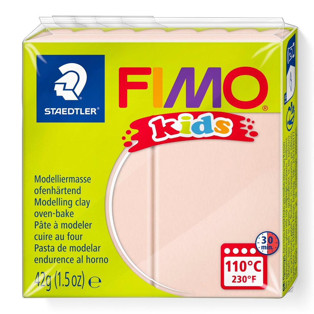 STAEDTLER MODELLING CLAY FIMO KIDS 42G PALE PINK 8030-43