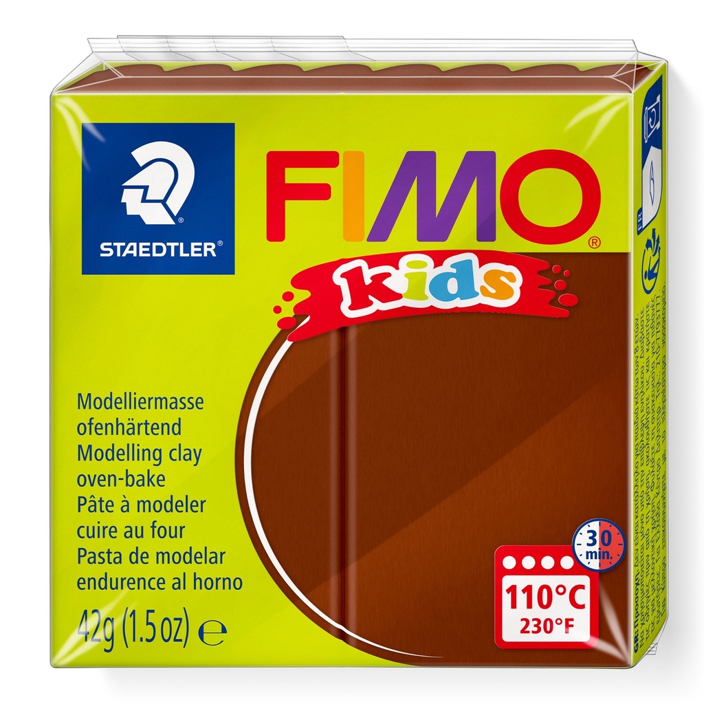 STAEDTLER MODELLING CLAY FIMO KIDS 42G BROWN 8030-7