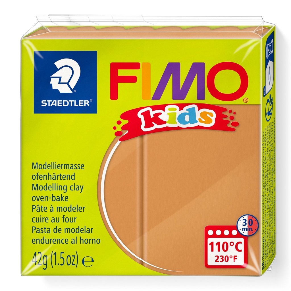 STAEDTLER MODELLING CLAY FIMO KIDS 42G LIGHT BROWN 8030-71