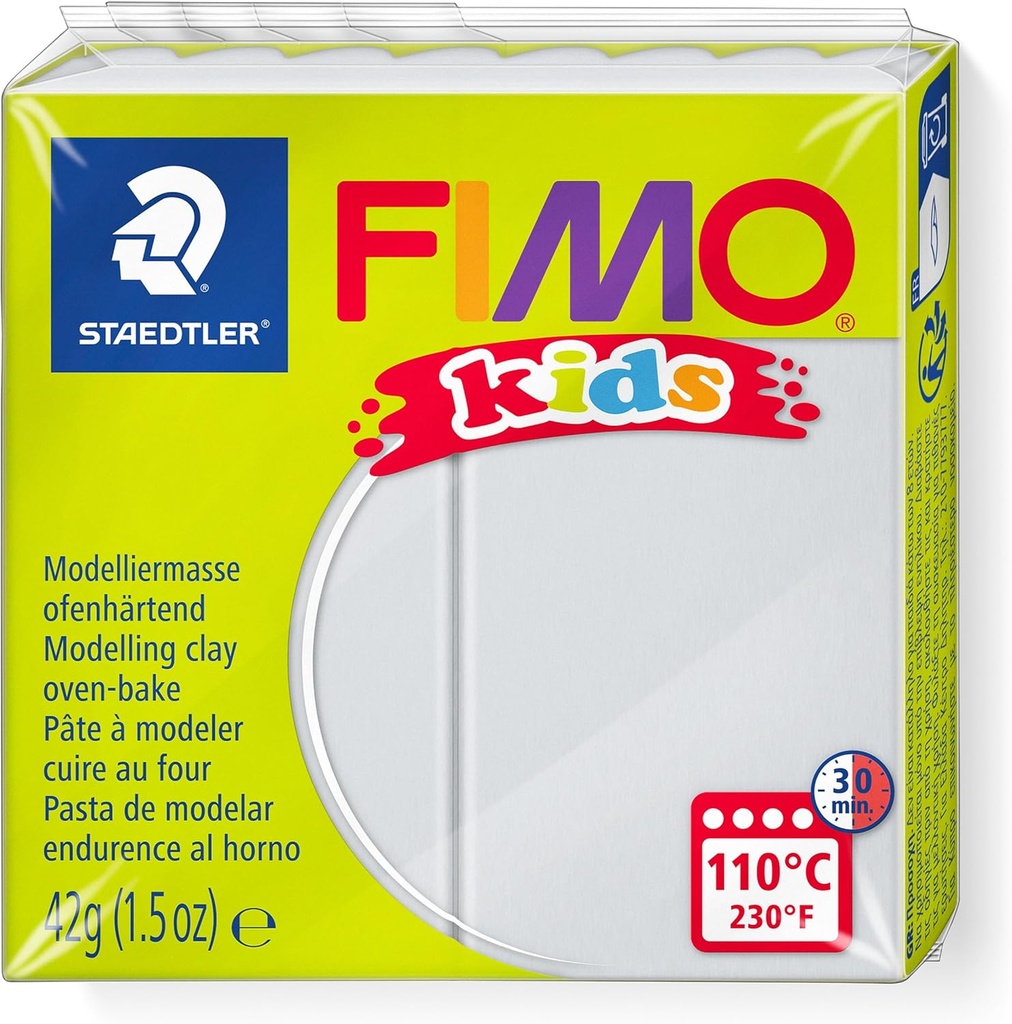 STAEDTLER MOD. CLAY FIMO KIDS LIGHT GREY