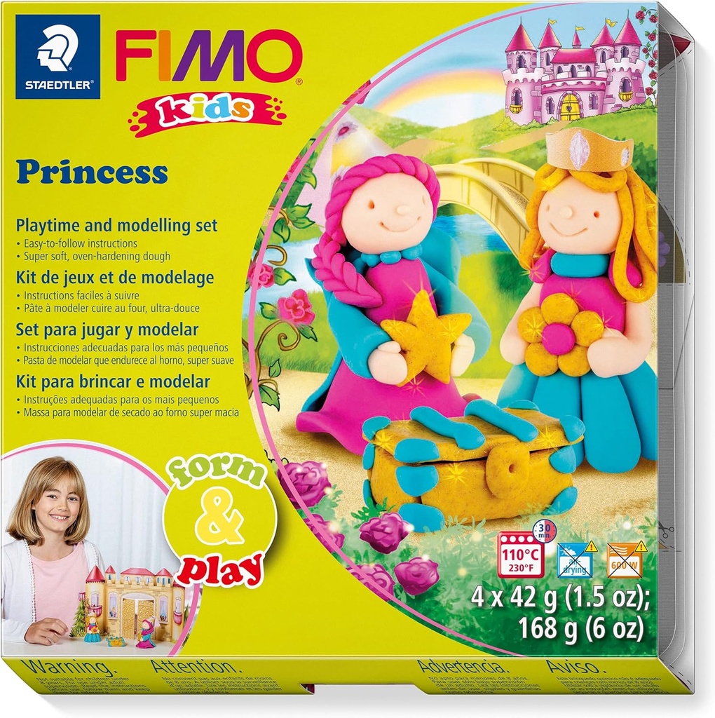 STAEDTLER SET MOD. CLAY FIMO KIDS F&P PRINCES