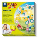 STAEDTLER SET MODELLING CLAY FIMO KIDS FORM & PLAY BUTTERFLY 8034 10 LZ