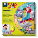 STAEDTLER SET MODELLING CLAY FIMO KIDS FORM & PLAY MERMAID 8034 12 LZ
