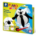 STAEDTLER SET MODELLING CLAY FIMO KIDS FUNNY PENGUIN 8035 18