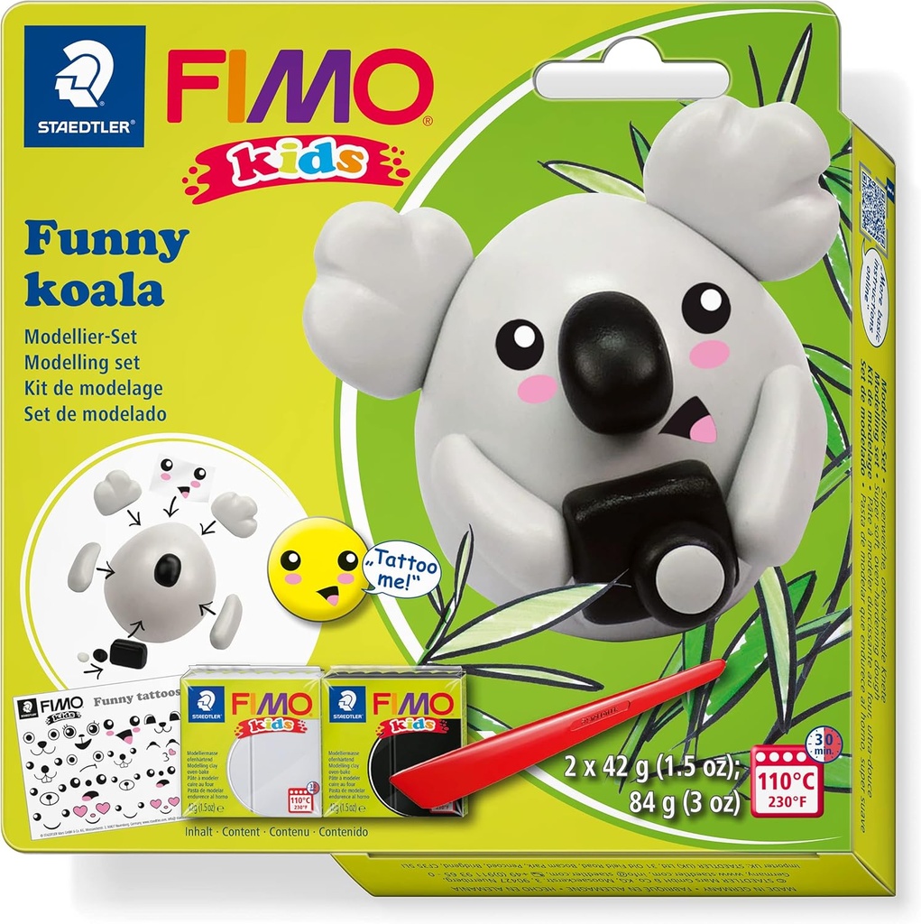 STAEDTLER SET MOD. CLAY FIMO KIDS FK KOALA