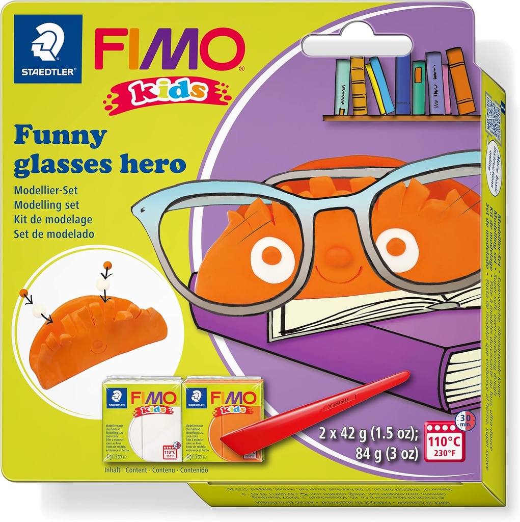 STAEDTLER SET MOD. CLAY FIMO KIDS FK GLASSES