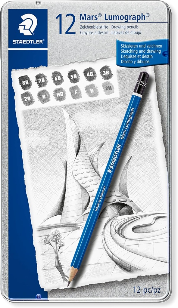 STAEDTLER PENCIL MARS LUMOGRAPH X12 100% PEFC