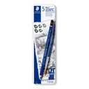 STAEDTLER PENCIL MARS LUMOGRAPH  AQUARELLE 5PCS SET 100A G6