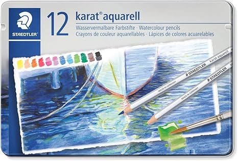 STAEDTLER COLOUR PEN KARAT AQU. 12ST FSC 100%