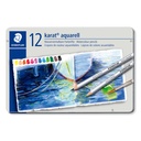 STAEDTLER KARAT AQUARELL WATERCOLOUR PENCILS 12PCS SET 125 M12