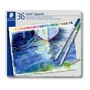 STAEDTLER KARAT AQUARELL WATERCOLOUR PENCILS 36PCS SET 125 M36