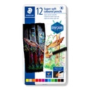 STAEDTLER SUPER SOFT COLOURED PENCILS 12PCS SET 149C M12