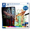 STAEDTLER COLOURED PENCIL SOFT 24 PCS SET  149C M24