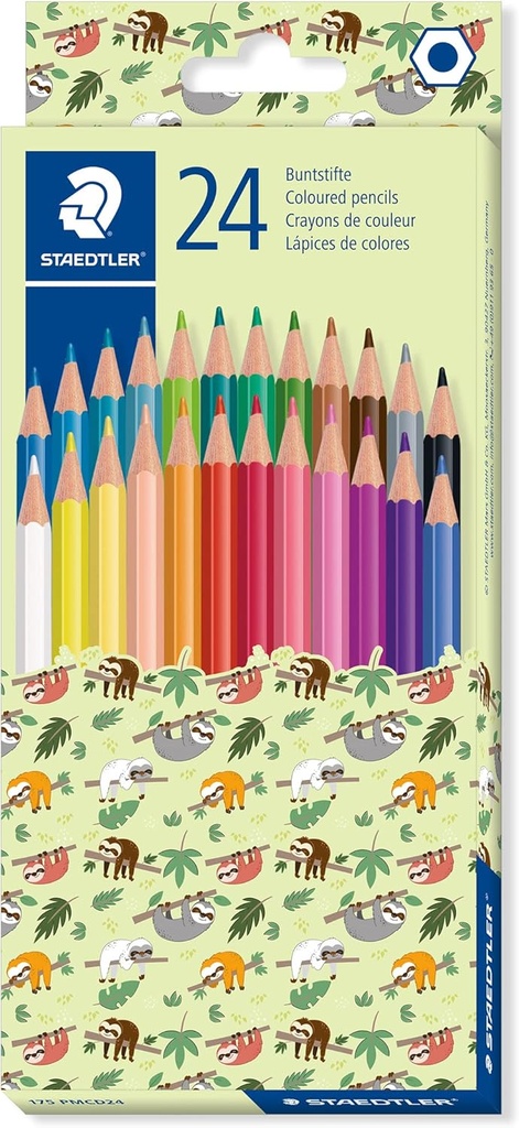 STAEDTLER PATTERN MIX COLOURED PENCILS 24PCS 175 PMCD24