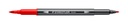 STAEDTLER DOUBLE-ENDED WATERCOLOUR BRUSH PEN - RED
