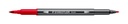 STAEDTLER DOUBLE-ENDED WATERCOLOUR BRUSH PEN - ENGLISH RED