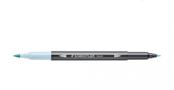 STAEDTLER DOUBLE-ENDED WATERCOL. PASTEL BLUE