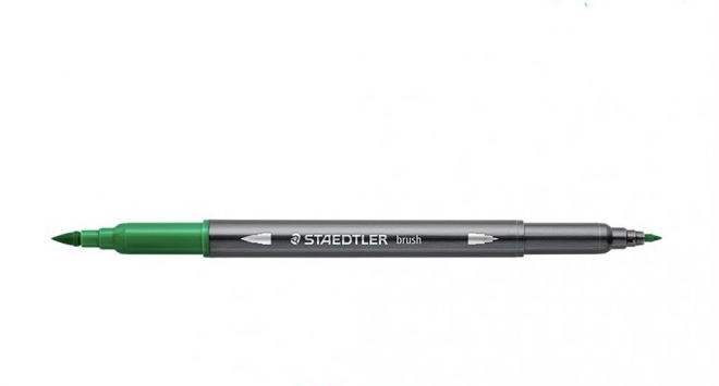 STAEDTLER DOUBLE-ENDED WATERCOL. GREEN