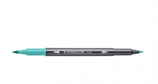 STAEDTLER DOUBLE-ENDED WATERCOL. TURQUOISE 