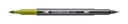 STAEDTLER DOUBLE-ENDED WATERCOLOUR BRUSH PEN - OLIVE GREEN