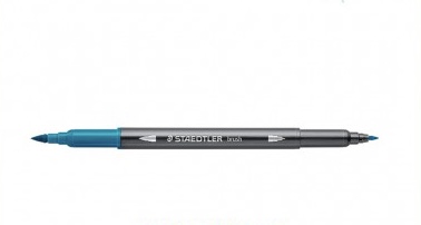 STAEDTLER DOUBLE-ENDED WATERCOL. OPAL GREEN