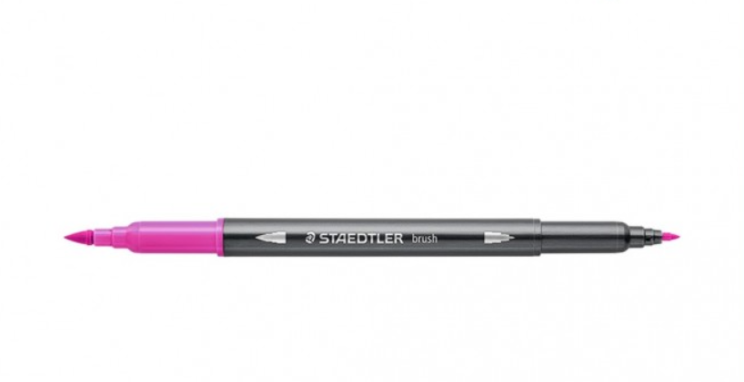 STAEDTLER DOUBLE-ENDED WATERCOL. RED VIOLET