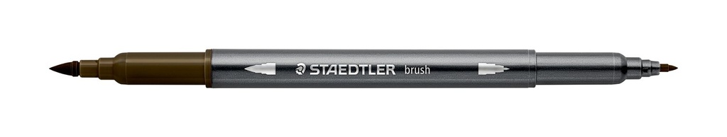 STAEDTLER DOUBLE-ENDED WATERCOL.TOBACCO BROWN