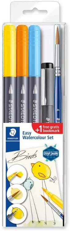 STAEDTLER MIXED SET EASY WATERCOLOUR BIRDS