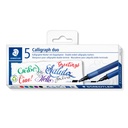 STAEDTLER DOUBLE ENDED CALLIGRAPHY MARKERS, 5 PCS SET 3002 C5