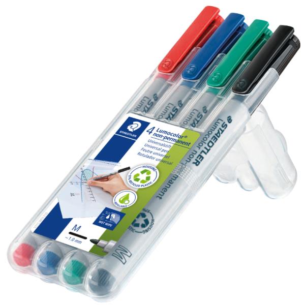 STAEDTLER UNIVERSAL PEN LUMOCOLOR NON-P.F 6PC