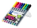 STAEDTLER LUMOCOLOR UNIVERSAL PERMEMENT MARKER PENS 8PCS SET 317 WP8-1