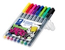 STAEDTLER LUMOCOLOR UNIVERSAL PERMANENT FINE PENS 8PCS 318 WP8-1