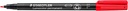 STAEDTLER LUMOCOLOR UNINVERSAL PERMANENT FINE PEN RED 318-2