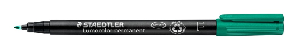 STAEDTLER LUMOCOLOR UNIVERSAL PERMANENT FINE PEN GREEN 318-5