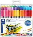 STAEDTLER DOUBLE-ENDED FIBRE-TIP MARKER PENS 120 PCS 3200 TB120